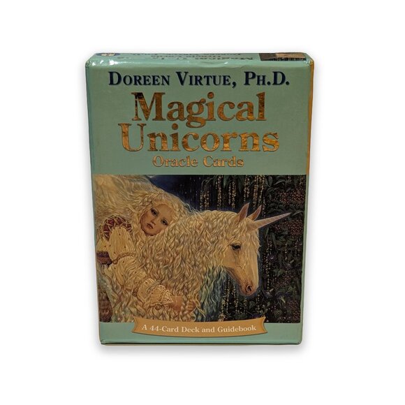 Magical Unicorn Oracle Cards by Doreen Virtue PhD (2005, Flash Cards, box set) - Picture 2 of 4